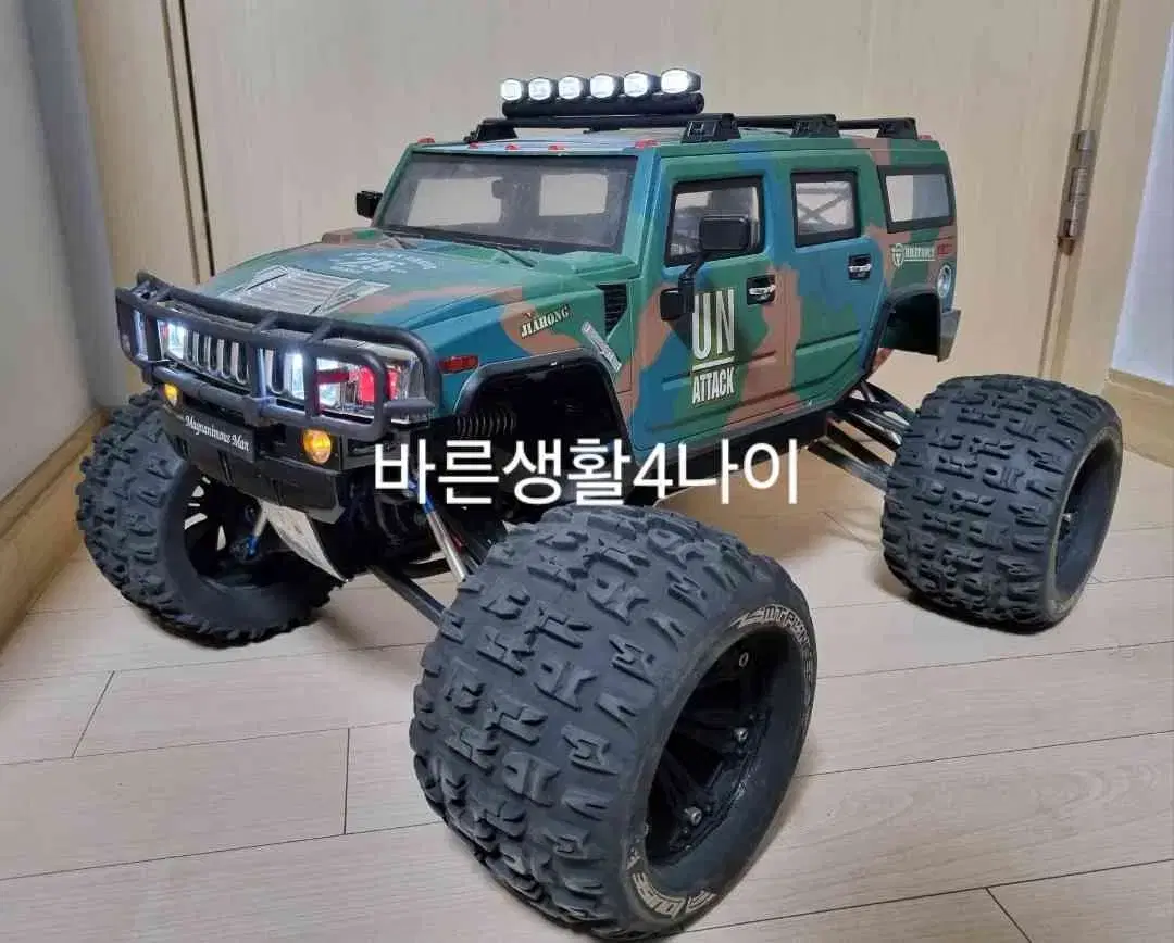 [RC카]1/8 험머 옵션 서밋 몬스터트럭 4WD 험비 밀리터리 엑맥